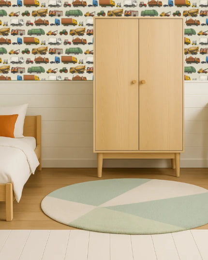 Studio Swaai – Stoere Werkvoertuigen Behang | Multicolor SW-79-SW01