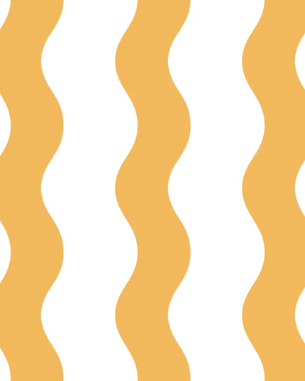Studio Swaai - Ochre Waves Behang | Okergeel SW-85-MW02