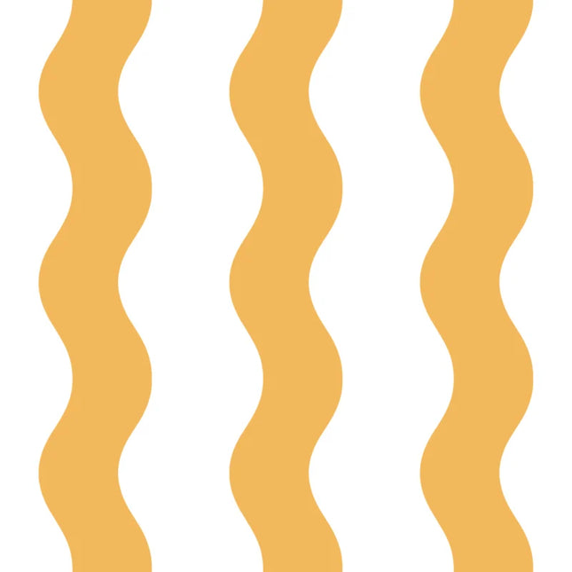 Studio Swaai - Ochre Waves Behang | Okergeel SW-85-MW02