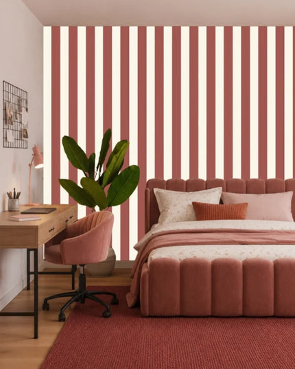 Studio Swaai – Ruby Stripes Behang | Rood SW-75-MS07