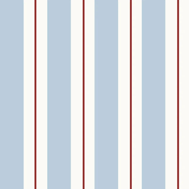 Studio Swaai – Baltic Accentline Behang | Blauw & Rood SW-83-BA01