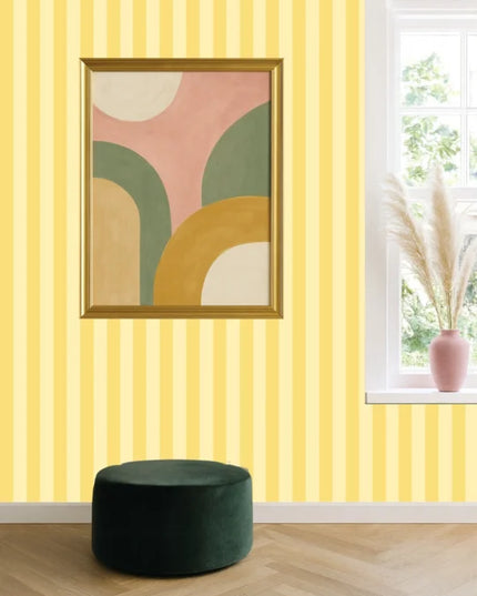 Studio Swaai – Yellow Glow Lines Behang | Geel SW-76-RR04