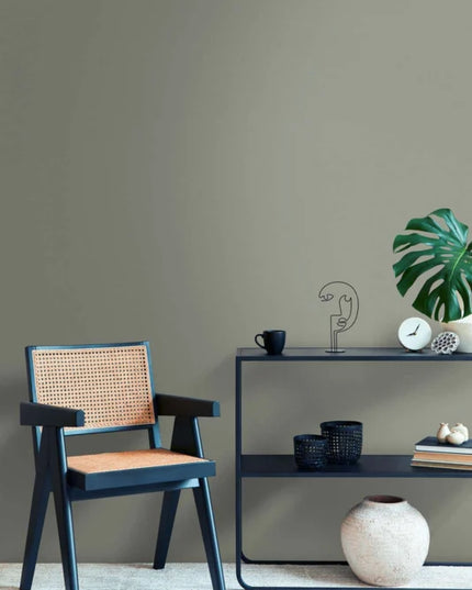 Studio Swaai – Essentie: Uni Collectie Behang | Vergrijsdgroen SW-00-UN09