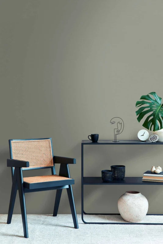 Studio Swaai – Essentie: Uni Collectie Behang | Vergrijsdgroen SW-00-UN09