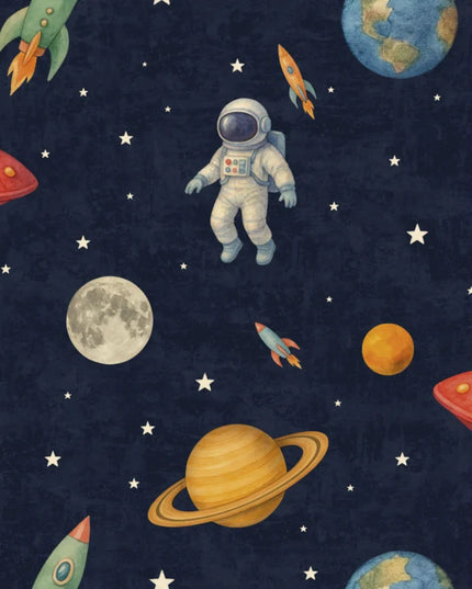 Studio Swaai – Space Explorer Behang | Nachtblauw SW-78-SE01