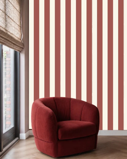 Studio Swaai – Ruby Stripes Behang | Rood SW-75-MS07