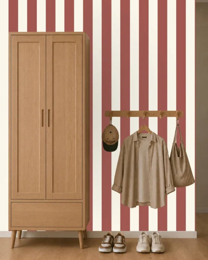 Studio Swaai – Ruby Stripes Behang | Rood SW-75-MS07