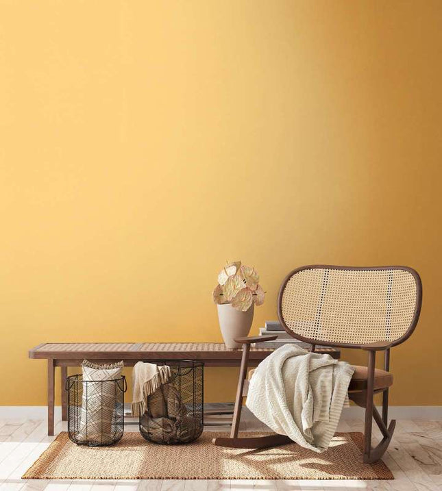 Studio Swaai – Essentie: Uni Collectie Behang | Zacht Geel SW-00-UN12