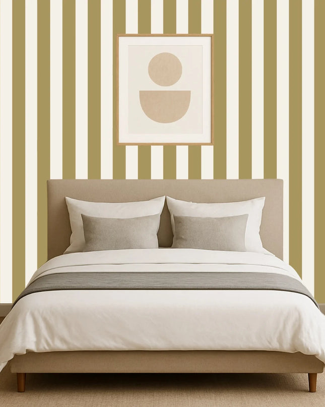 Studio Swaai – Mossy Stripes Behang | Mosgroen SW-75-MS04