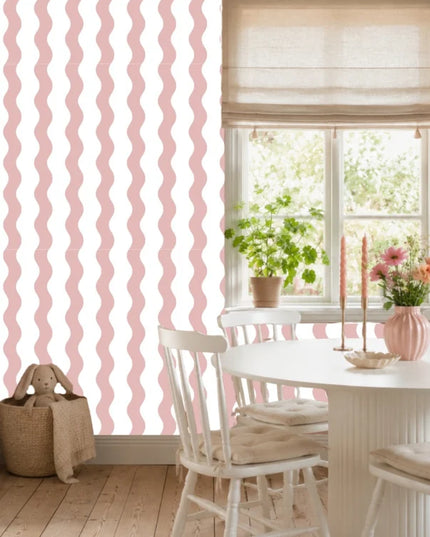 Studio Swaai - Blush Waves Behang | Roze SW-85-MW03