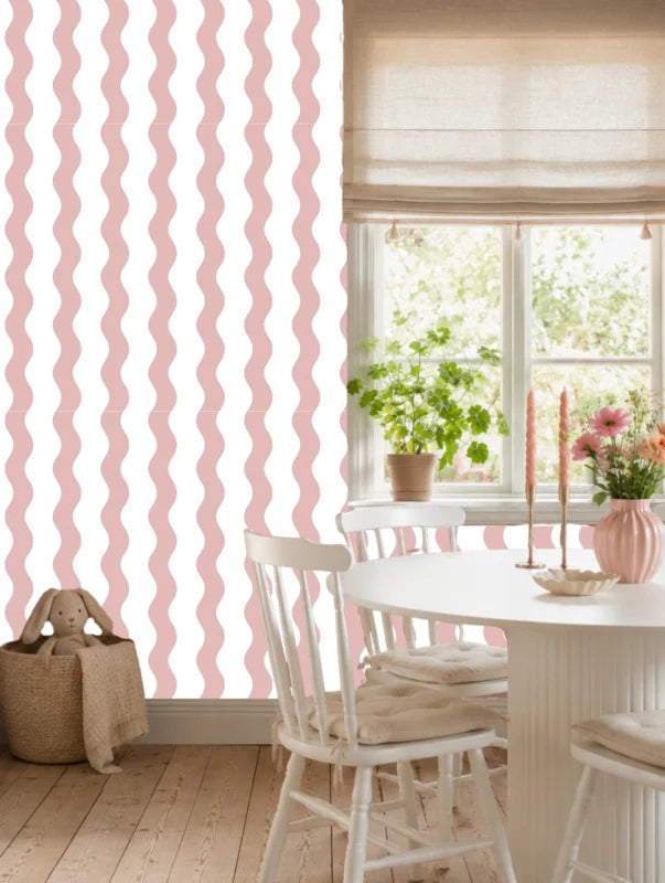 Studio Swaai - Blush Waves Behang | Roze SW-85-MW03