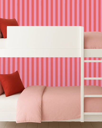 Studio Swaai – RossoRosa Lines Behang | Rood & Roze SW-76-RR01