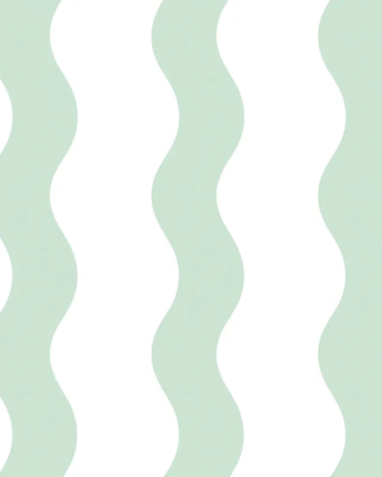 Studio Swaai - Minty Waves Behang | Mintgroen SW-85-MW01