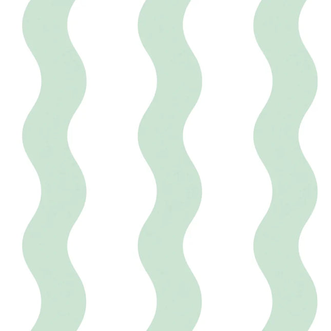 Studio Swaai - Minty Waves Behang | Mintgroen SW-85-MW01