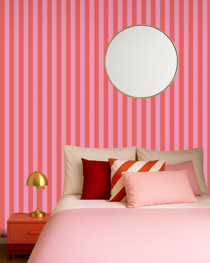 Studio Swaai – RossoRosa Lines Behang | Rood & Roze SW-76-RR01