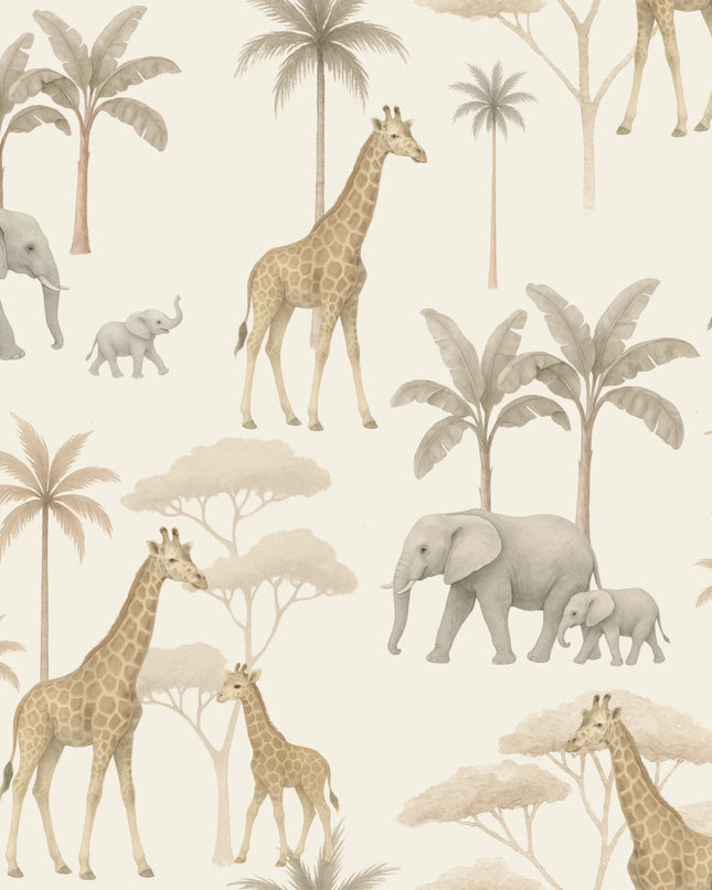 Studio Swaai – Savanne Safari Behang | Beige SW-77-SS01