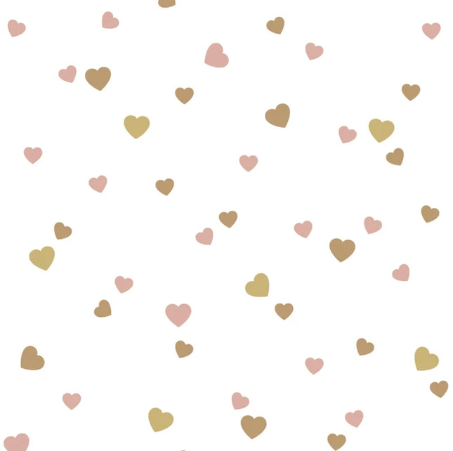 Studio Swaai – Hartjesdans behang | Terracotta & Roze SW-74-HC02