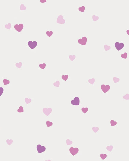 Studio Swaai – Hartjesconfetti behang | Roze & Lila SW-74-HC01