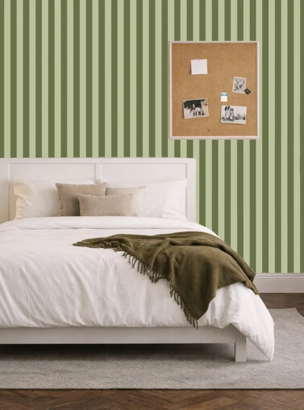 Studio Swaai – Olive Duo Lines Behang | Groen SW-76-RR06